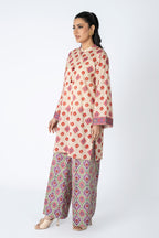 Printed Beige Lawn 2-Piece Pret Suit by The Fabric Store, photo 3