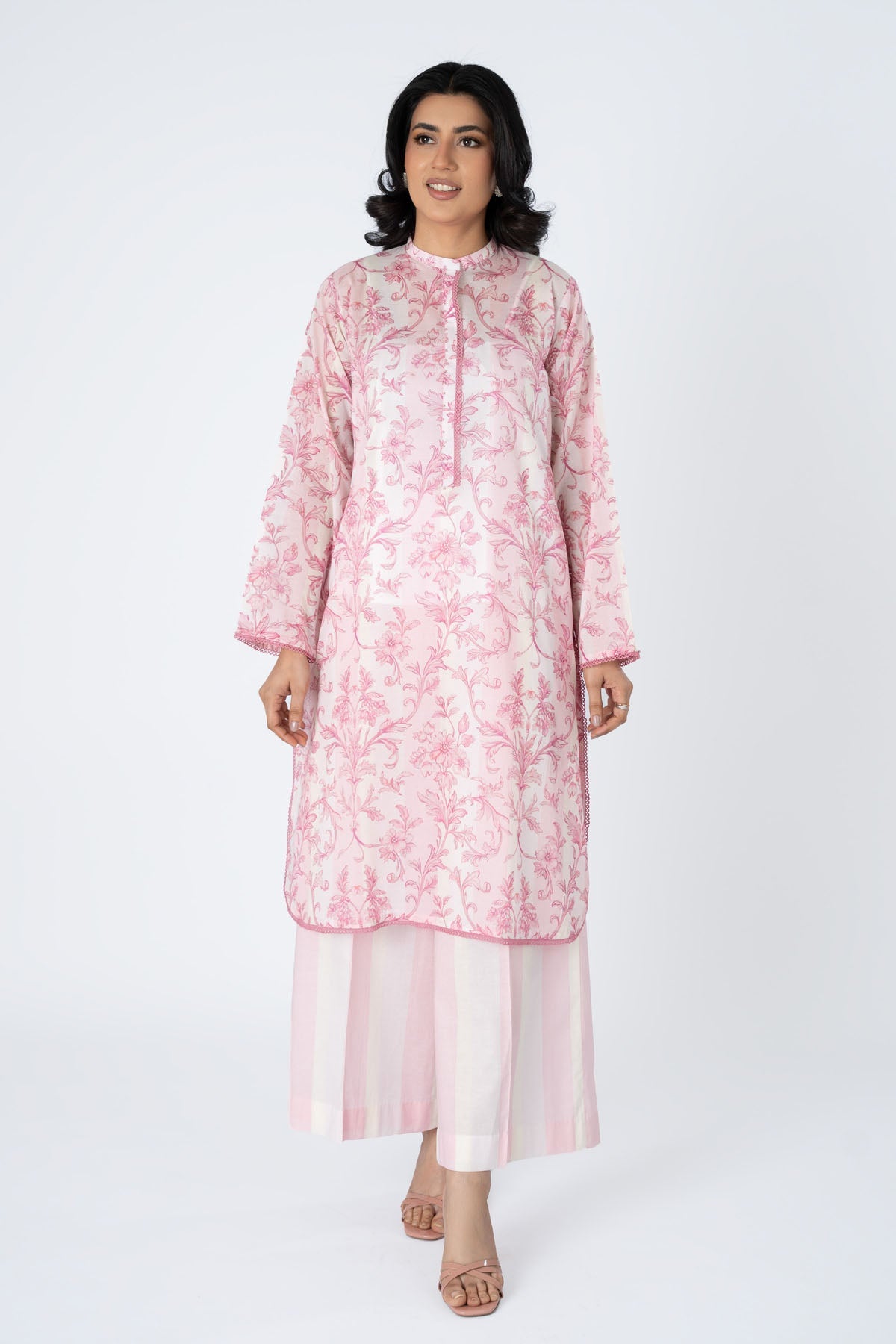 Printed Pink Lawn 2-Piece Pret Suit by The Fabric Store