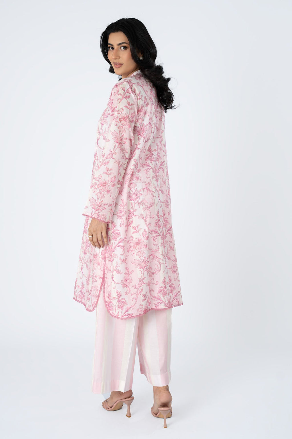 Printed Pink Lawn 2-Piece Pret Suit by The Fabric Store, photo 2