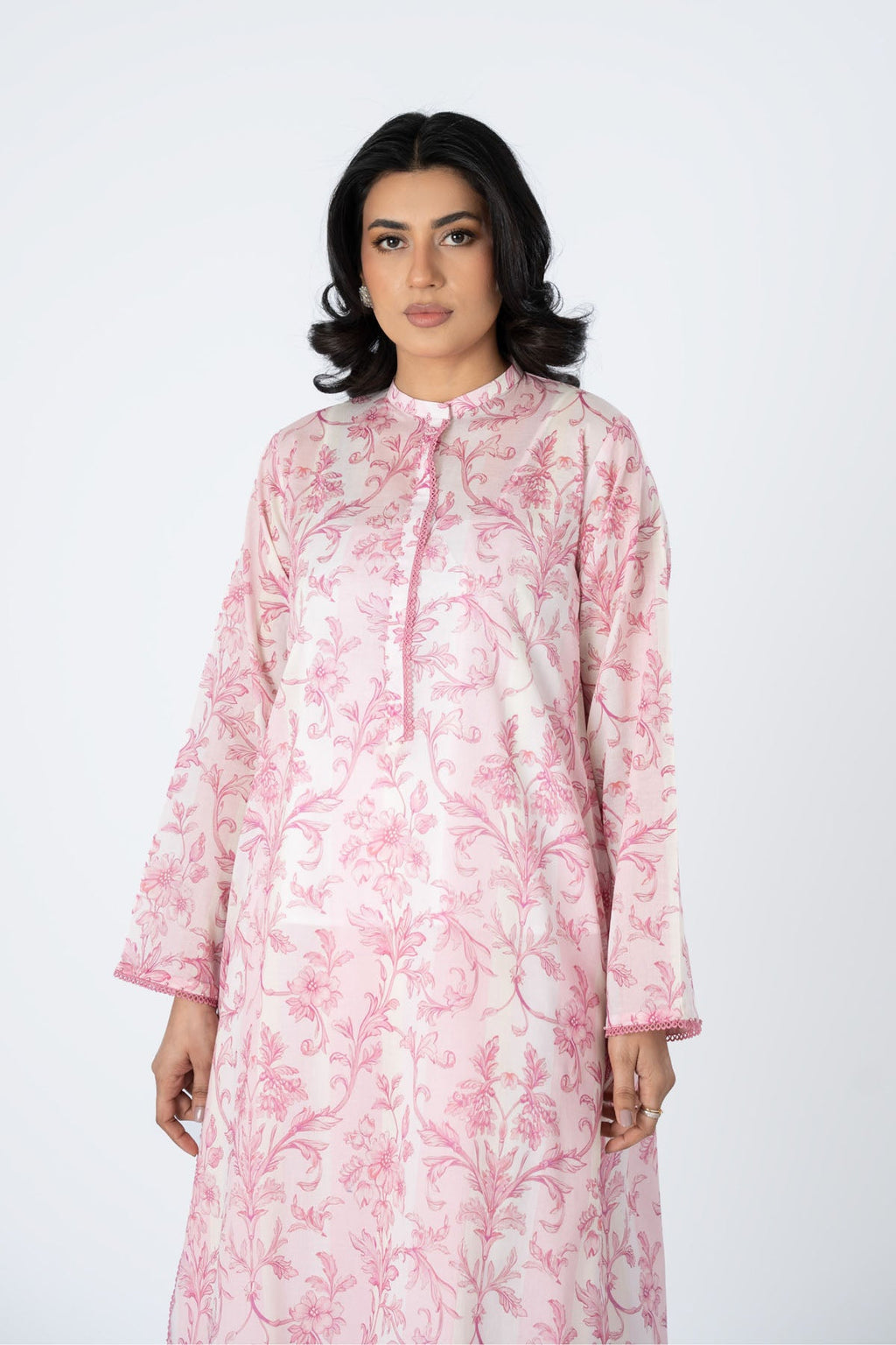 Printed Pink Lawn 2-Piece Pret Suit by The Fabric Store, photo 3