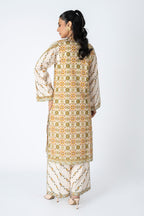 Printed Beige Lawn 2-Piece Pret Suit by The Fabric Store, photo 2