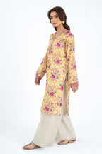 Printed Yellow Lawn Unstitched Shirt by The Fabric Store, photo 2