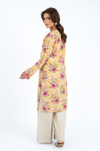 Printed Yellow Lawn Unstitched Shirt by The Fabric Store, photo 3