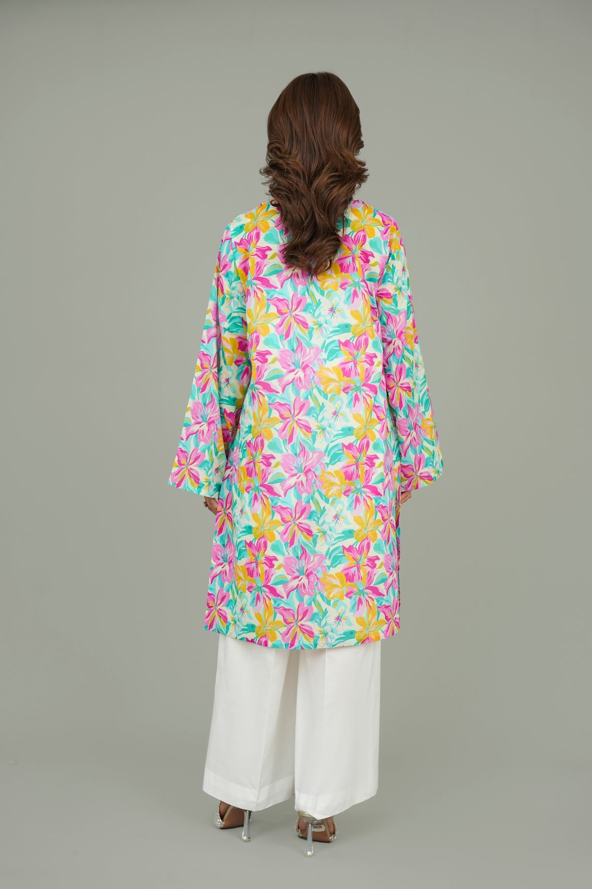 Printed Multi Lawn Unstitched Shirt by The Fabric Store, photo 4