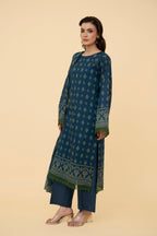 Printed D Blue Lawn 2-Piece Unstitched Suit by The Fabric Store, photo 4