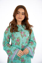Printed Ferozi Lawn 2-Piece Unstitched Suit by The Fabric Store, photo 3