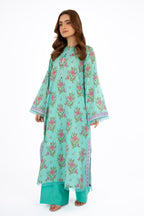 Printed Ferozi Lawn 2-Piece Unstitched Suit by The Fabric Store, photo 4