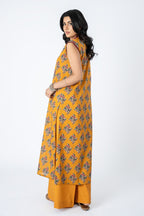 Printed Yellow Lawn Unstitched Shirt by The Fabric Store, photo 2