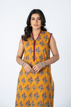 Printed Yellow Lawn Unstitched Shirt by The Fabric Store, photo 3