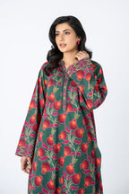 Printed Green Lawn Unstitched Shirt by The Fabric Store, photo 3