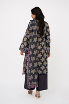 Printed D Purple Lawn 3-Piece Unstitched Suit by The Fabric Store, photo 4