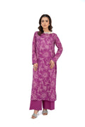Printed Pink Lawn Unstitched Shirt by The Fabric Store