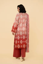 Printed Pink Lawn 3-Piece Unstitched Suit by The Fabric Store, photo 3