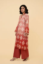 Printed Pink Lawn 3-Piece Unstitched Suit by The Fabric Store, photo 4