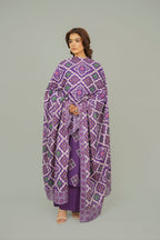 Printed Purple Lawn 2-Piece Unstitched Suit by The Fabric Store, photo 5