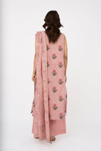 Printed Pink Lawn 2-Piece Unstitched Suit by The Fabric Store, photo 4