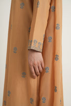Embroidered Beige Slub Khaddar 3-Piece Pret Suit by The Fabric Store, photo 4