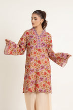 Printed Grey Slub Khaddar 2-Piece Unstitched Suit by The Fabric Store, photo 4