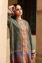 Printed Green Slub Khaddar 2-Piece Pret Suit by The Fabric Store, photo 3