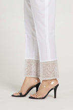 Embroidered White Cambric Pret Shirt by The Fabric Store, photo 2
