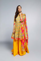 Printed Yellow Lawn 2-Piece Unstitched Suit by The Fabric Store, photo 3