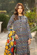 Printed Black Lawn 2-Piece Pret Suit by The Fabric Store, photo 2