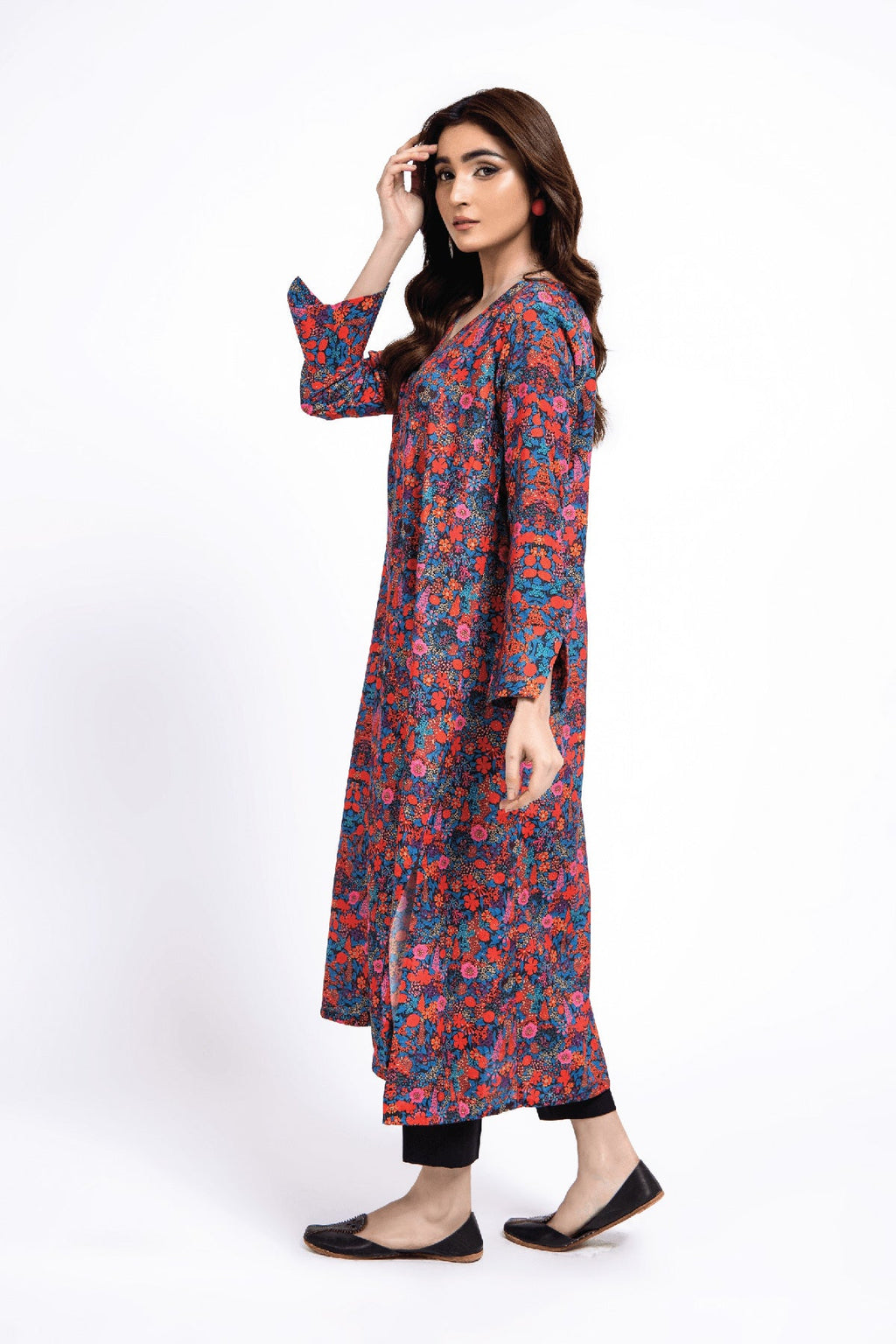 Printed Multi Lawn Pret Shirt by The Fabric Store, photo 3