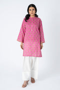 Printed Pink Lawn Pret Shirt by The Fabric Store