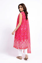 Printed Pink Lawn 2-Piece Unstitched Suit by The Fabric Store, photo 3