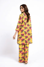 Printed Yellow Lawn 2-Piece Unstitched Suit by The Fabric Store, photo 3