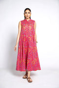 Printed Pink Lawn 3-Piece Unstitched Suit by The Fabric Store