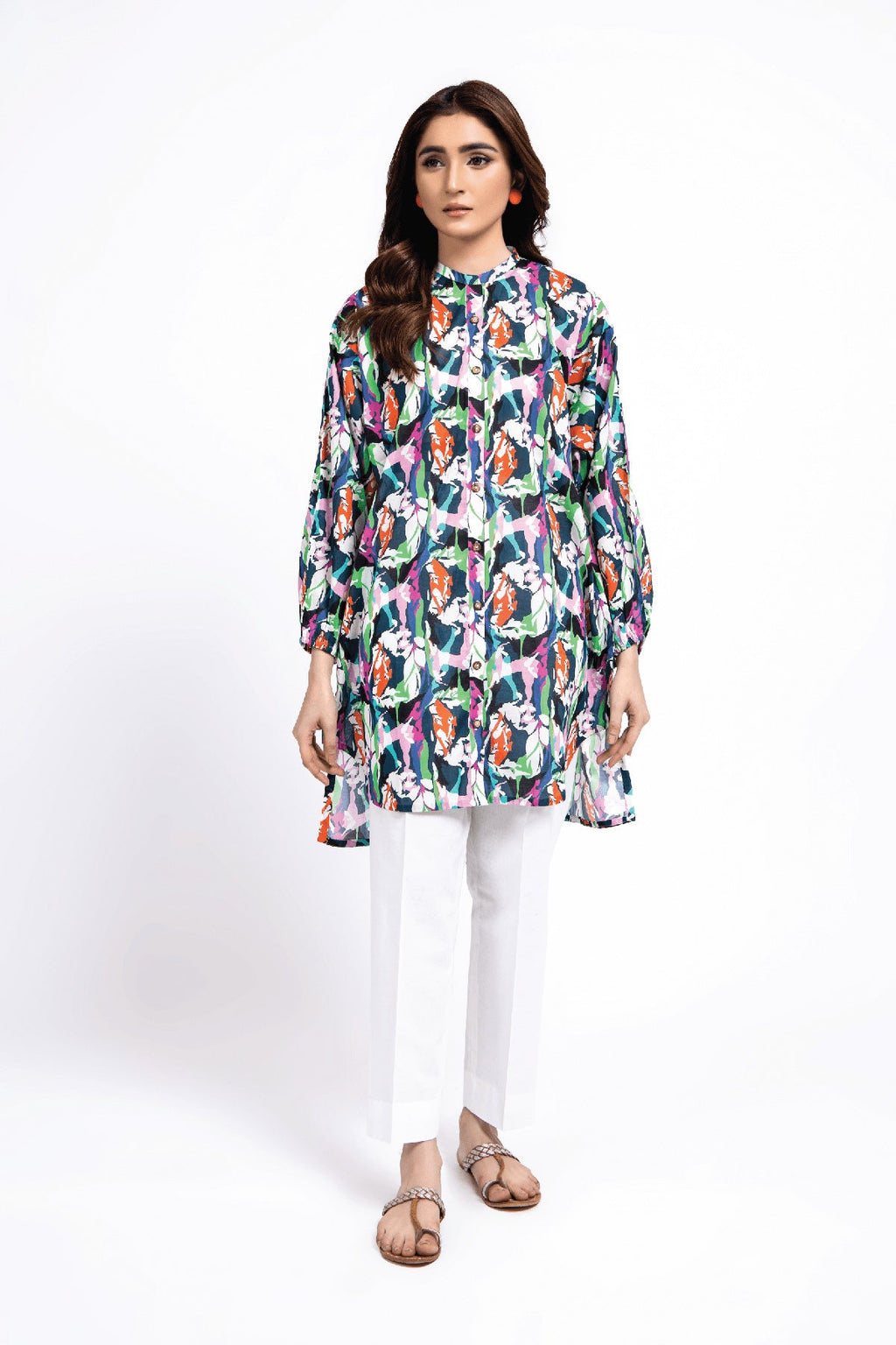 Printed Multi Lawn Pret Shirt by The Fabric Store