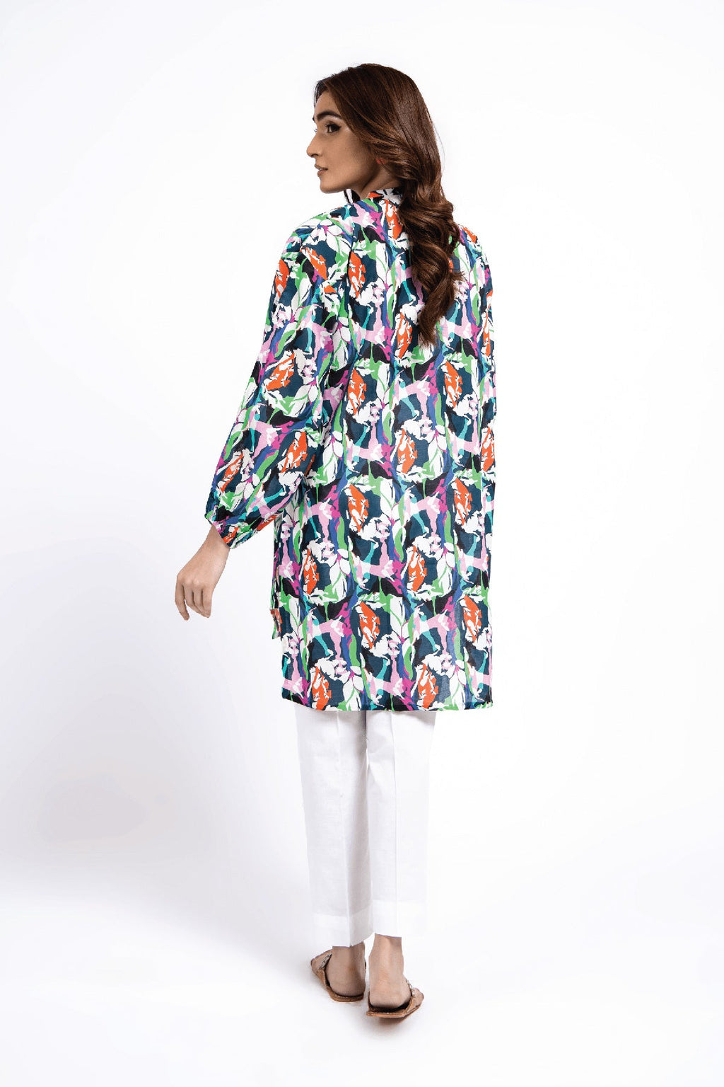 Printed Multi Lawn Pret Shirt by The Fabric Store, photo 3