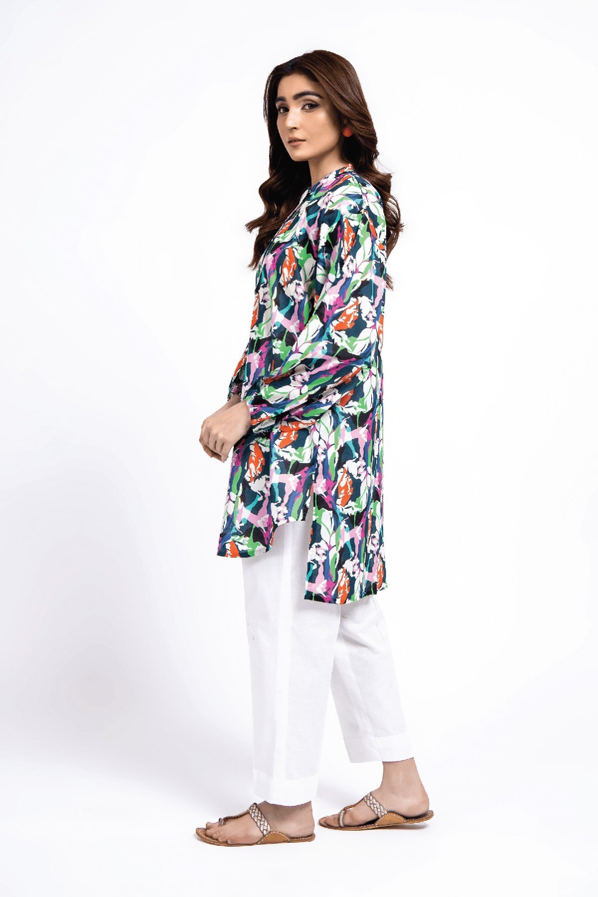 Printed Multi Lawn Pret Shirt by The Fabric Store, photo 4