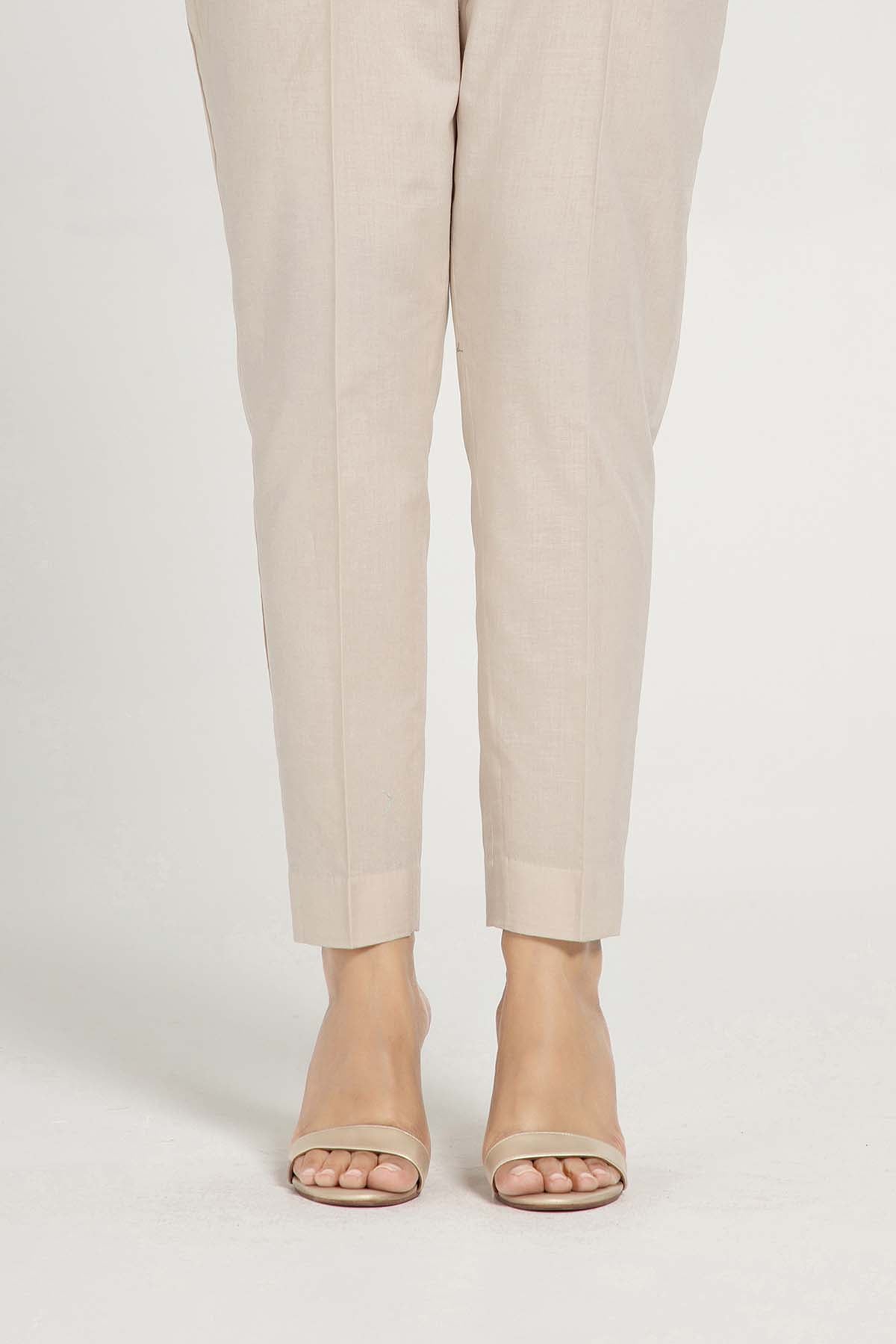 Beige Cambric Pret Shirt by The Fabric Store