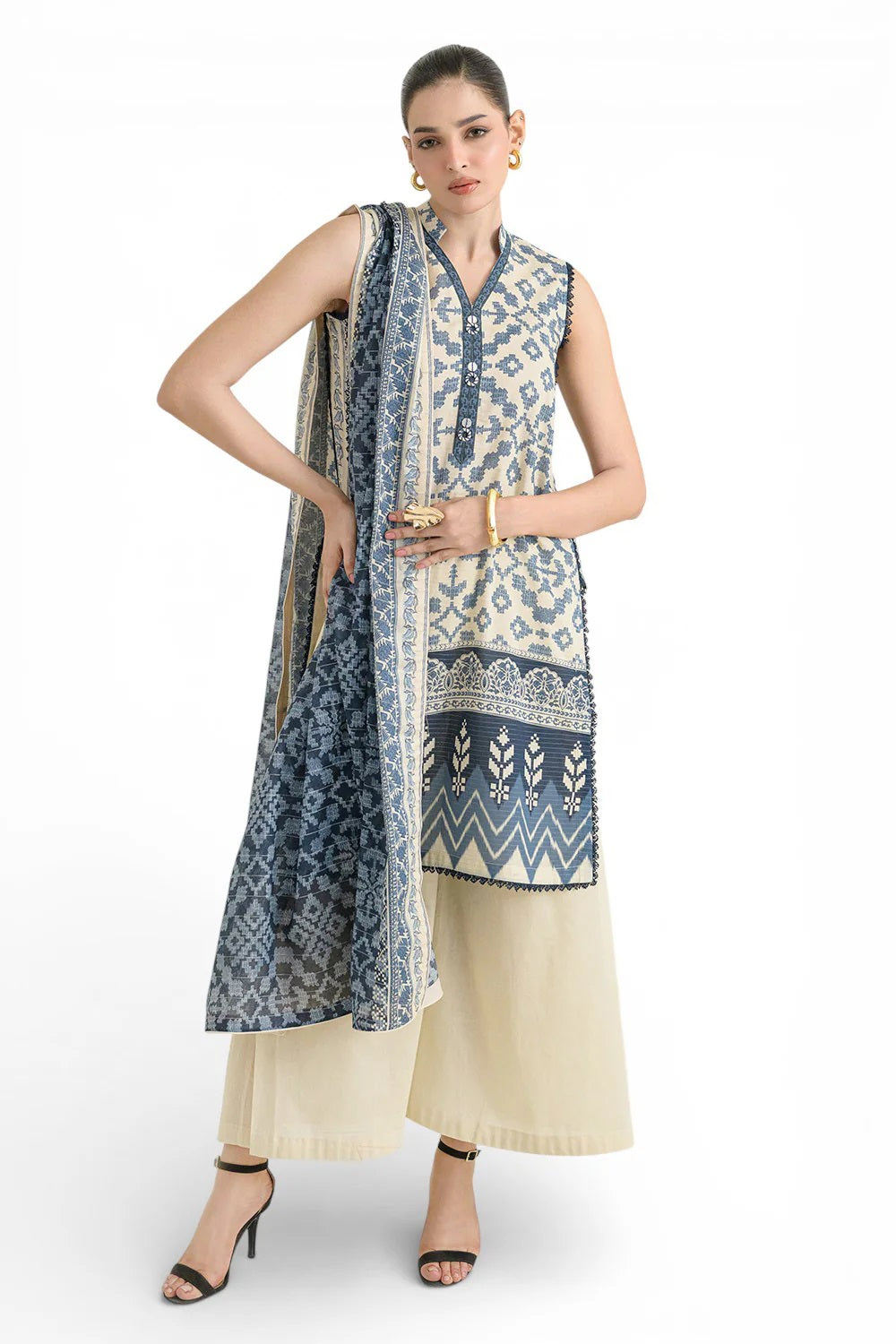 Gul Ahmed Lawn GS-62006 – Gul Ahmed 3-piece unstitched suit