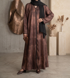 Hazel Mist Printed Abaya by Al Deebaj, photo 2