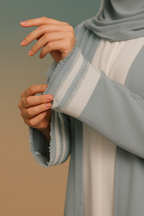Zunaira Sky Blue Abaya by Al Deebaj, photo 3