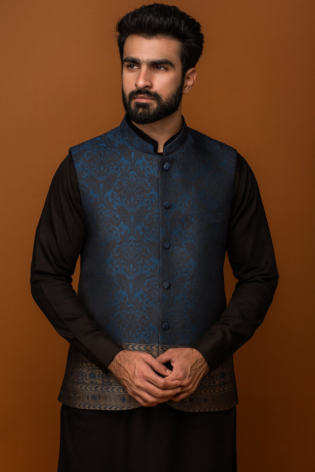 Navy Formal Waistcoat by Al Deebaj, photo 2
