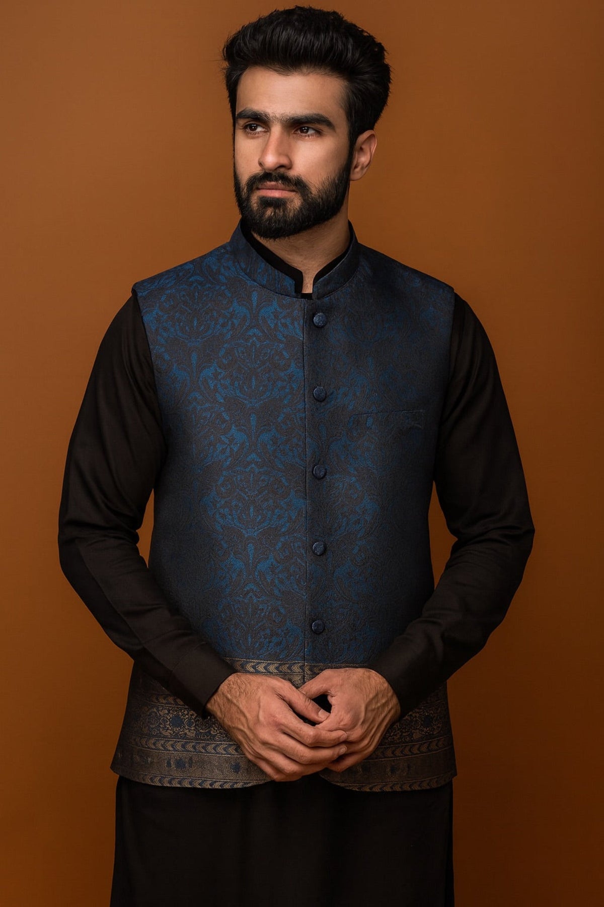 Navy Formal Waistcoat by Al Deebaj, photo 2