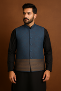 Navy Formal Waistcoat by Al Deebaj