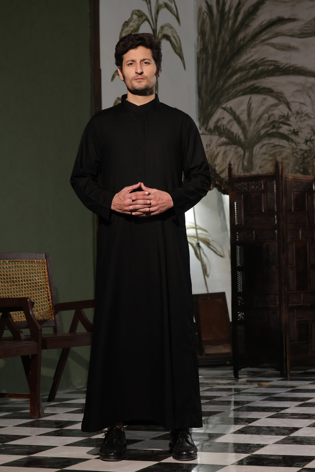 Black Jubbah by Al Deebaj