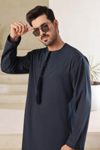 Navy Emarati Jubbah by Al Deebaj