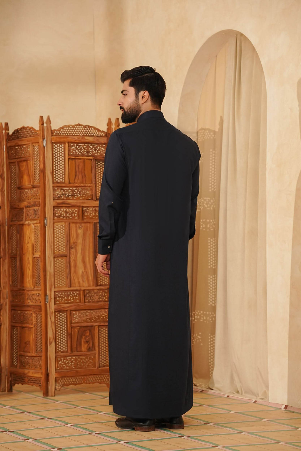 Navy Saudi Jubbah by Al Deebaj, photo 4