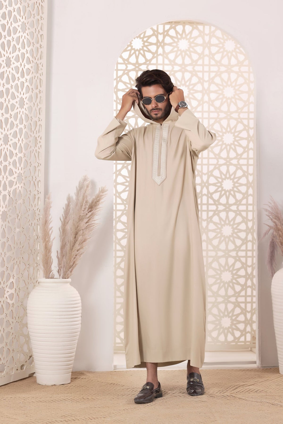 Skin Embroidered Jubbah by Al Deebaj, photo 5