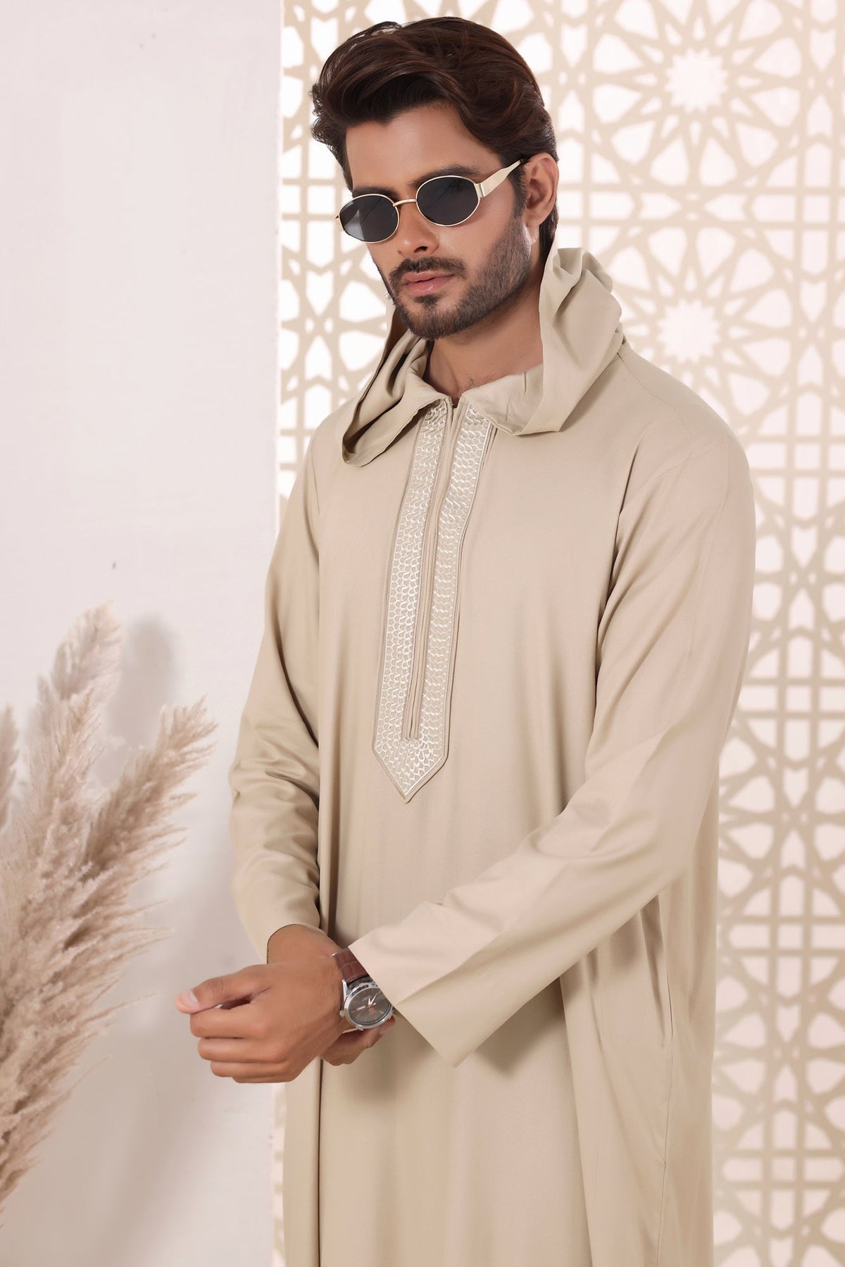 Skin Embroidered Jubbah by Al Deebaj, photo 4