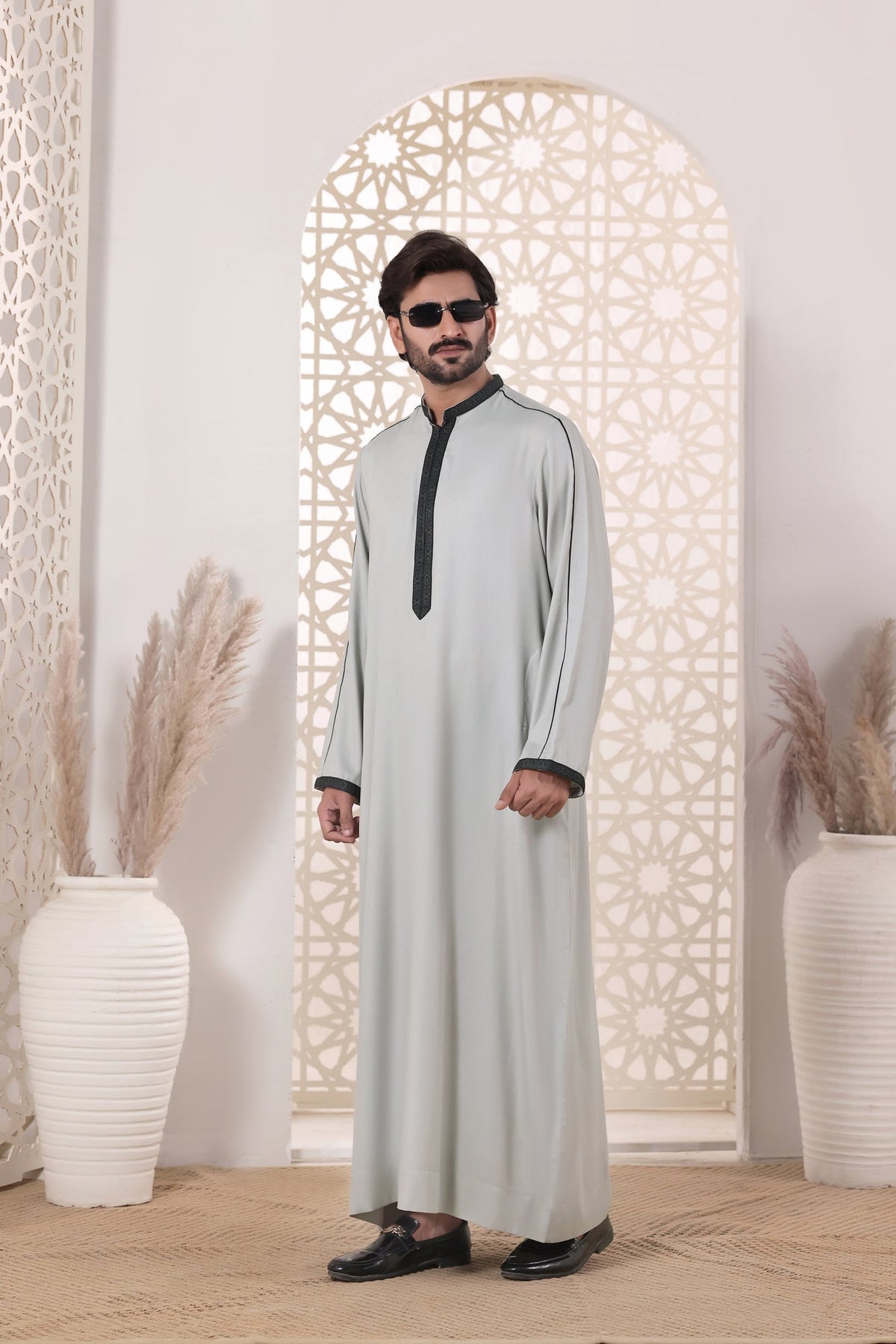 Sky Grey Jubbah by Al Deebaj, photo 5