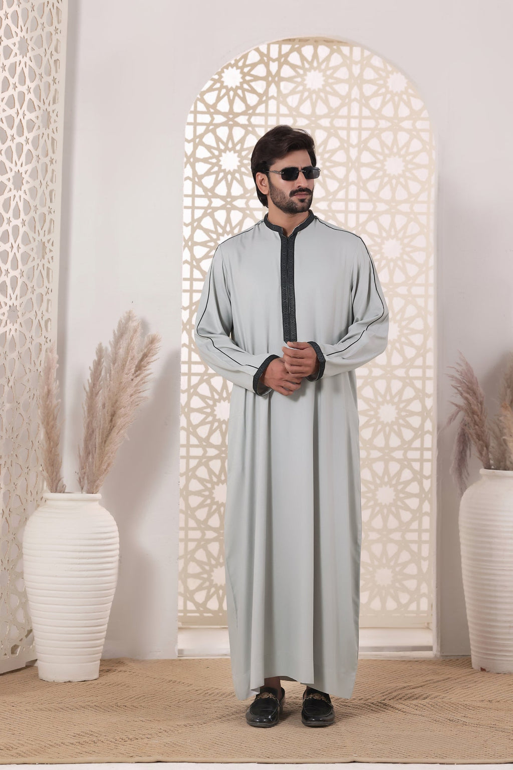 Sky Grey Jubbah by Al Deebaj, photo 4