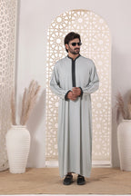 Sky Grey Jubbah by Al Deebaj, photo 4