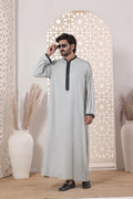 Sky Grey Jubbah by Al Deebaj